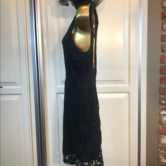 Sexy Black Lacey Backless Dress Updated Size 2 - Picture 4 of 8
